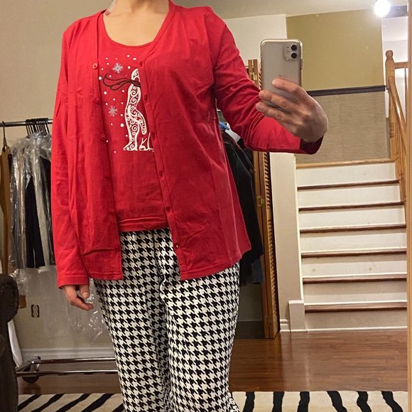 3 Piece Cardigan Pajama Set (Kim Rogers®) - Picture 2 of 6